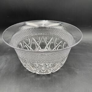 Vintage Punch Bowl 12"  Cape Cod by Imperial Glass Ohio Glassware